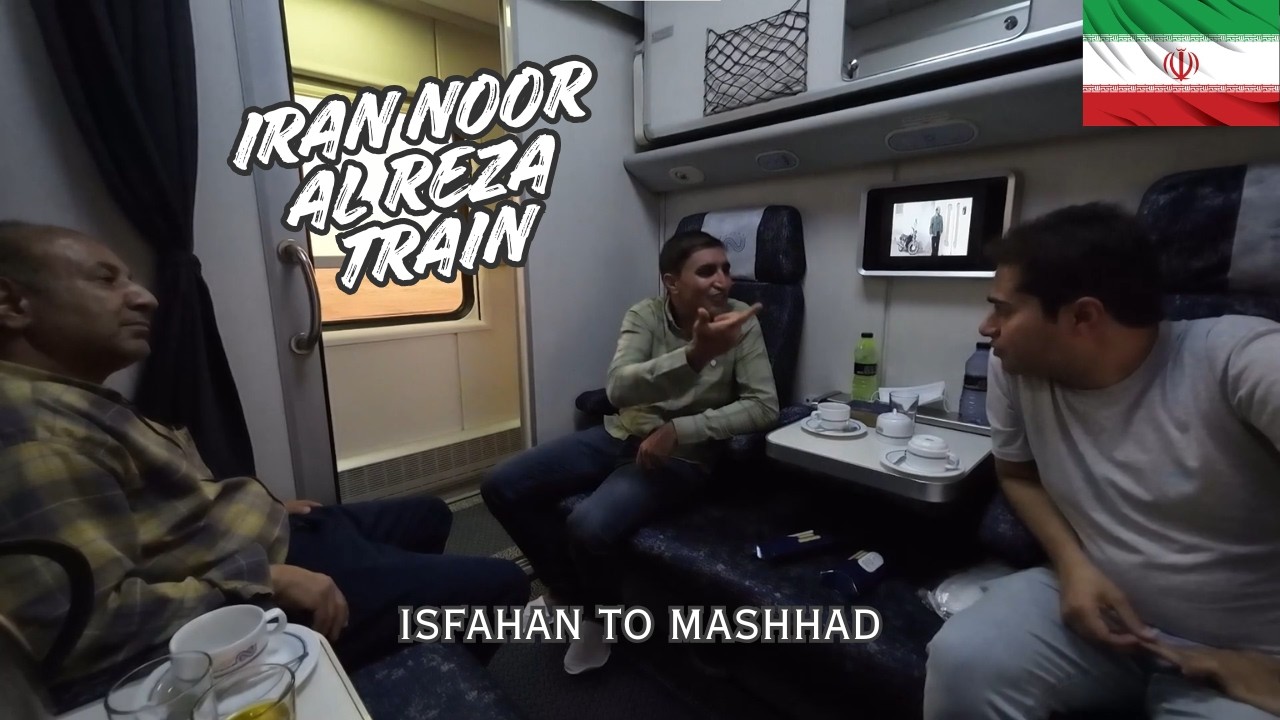 19 Hours Train Journey in Iran - Isfahan to Mashhad 🇮🇷