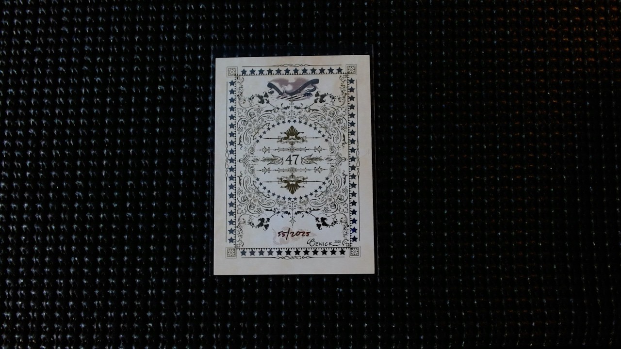 Hugely Bigley Epically eBay Pick Up, Trump Almost a Goner Custom art card 55/2025 Ginter 2021 Style