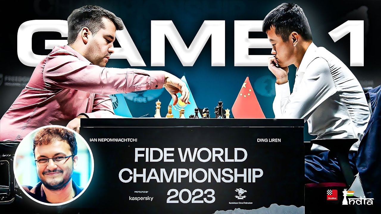 Game 1 - That was a close call | Nepo vs Ding | World Championship 2023