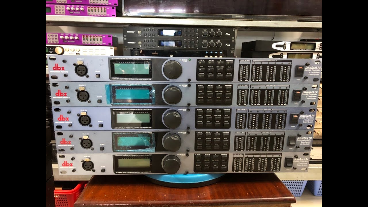 cốt số DBX ...  Cách Tắt Mở Chế Độ Màn Hình Nghỉ,,Sáng Tối  Màn Hình Trên... DBX DriveRack PA