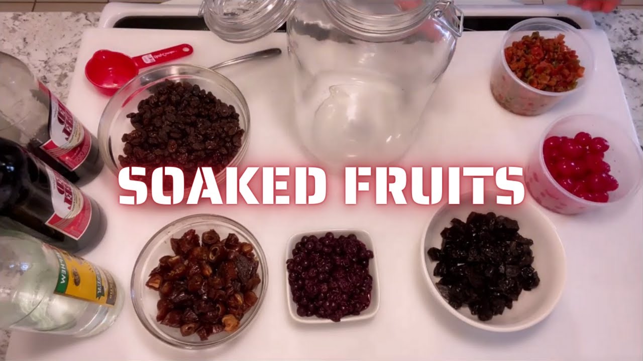 How I Soaked My Fruits For My Fruit Cake