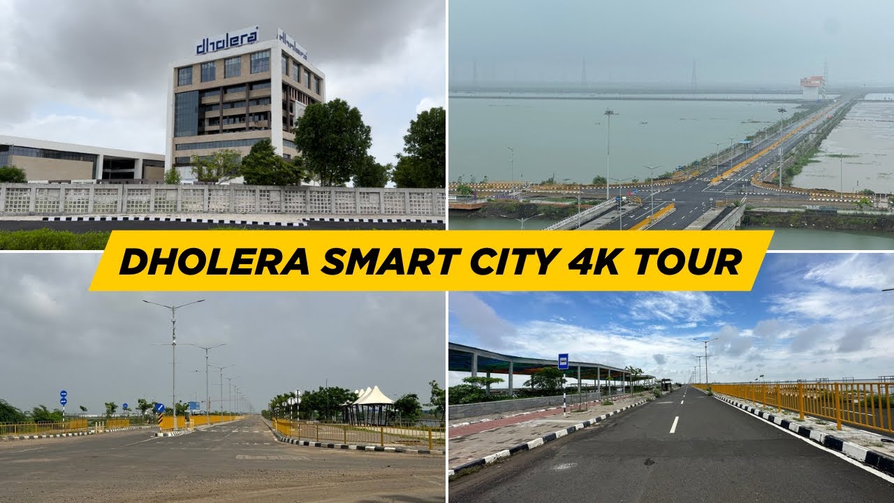Dholera Smart City 4K Tour || International Airport || Dholera Expressway || All Information