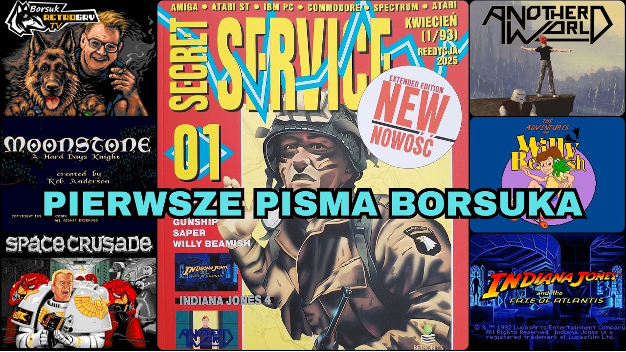 Borsuk Retro Gry TV: Pierwsze Pisma Growe Borsuka #15 - SECRET SERVICE NR 1 - #4
