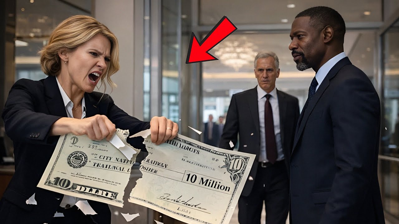 La Directrice Déchire un Chèque de 10 Millions — Puis Son Patron Dit “Monsieur” 😱 