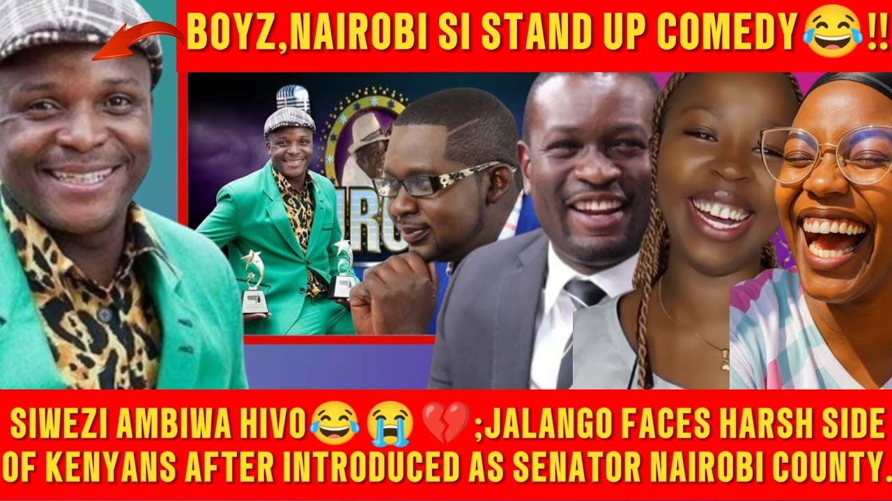 OGOPA WAKENYA😂💥;JALANGO ROASTED SQUARELY BY KENYANS AFTER PRES.RUTO INTRODUCED HIM AS SENATOR 2027😂.