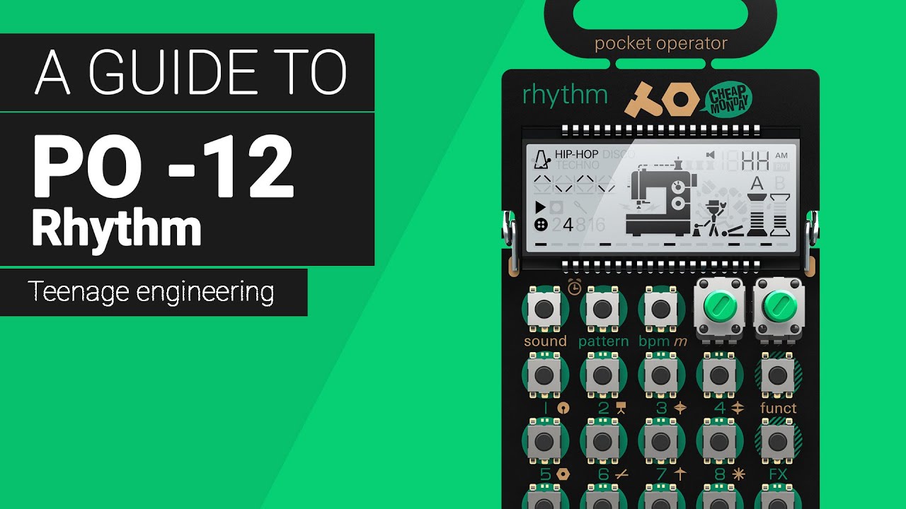 Using PO-12 Rhythm from Teenage Engineering , complete in depth guide tutorial.