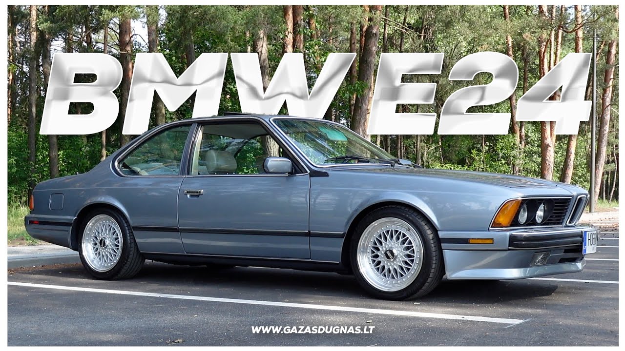BMW E24: norime tokio savo garaže