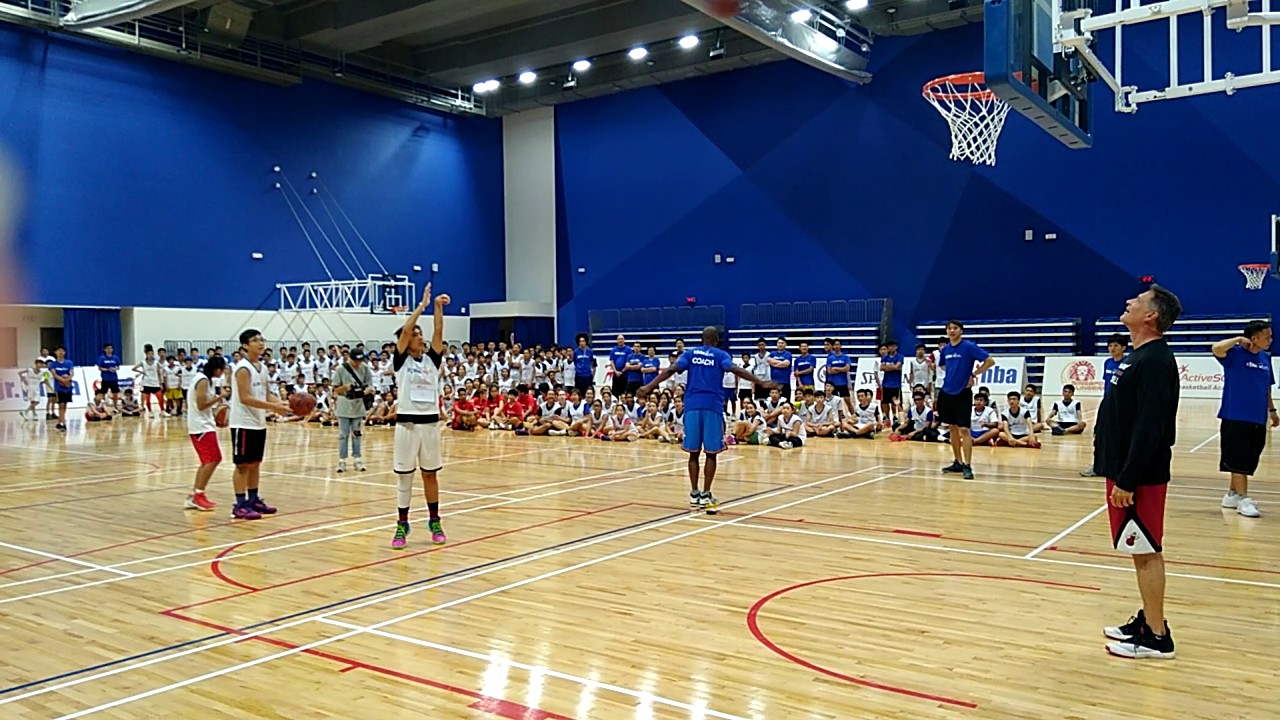 Campers at the Junior NBA National Training Camp