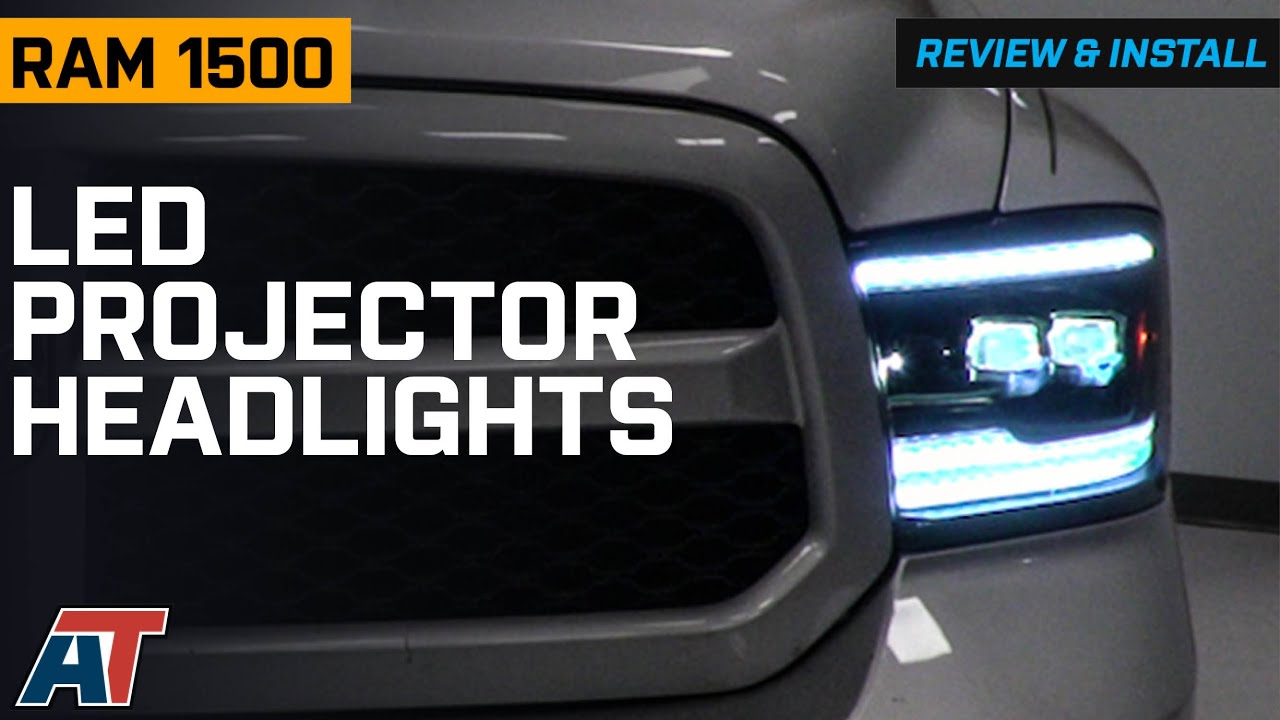 2009-2018 RAM 1500 Switchback Sequential Full LED Projector Headlights Review & Install