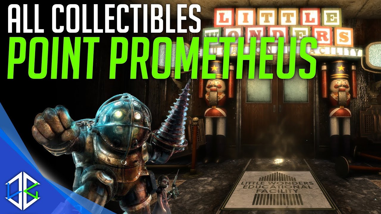 Bioshock The Collection - All Collectibles Point Prometheus (Audio Diary, Tonics, plasmids, Reels)