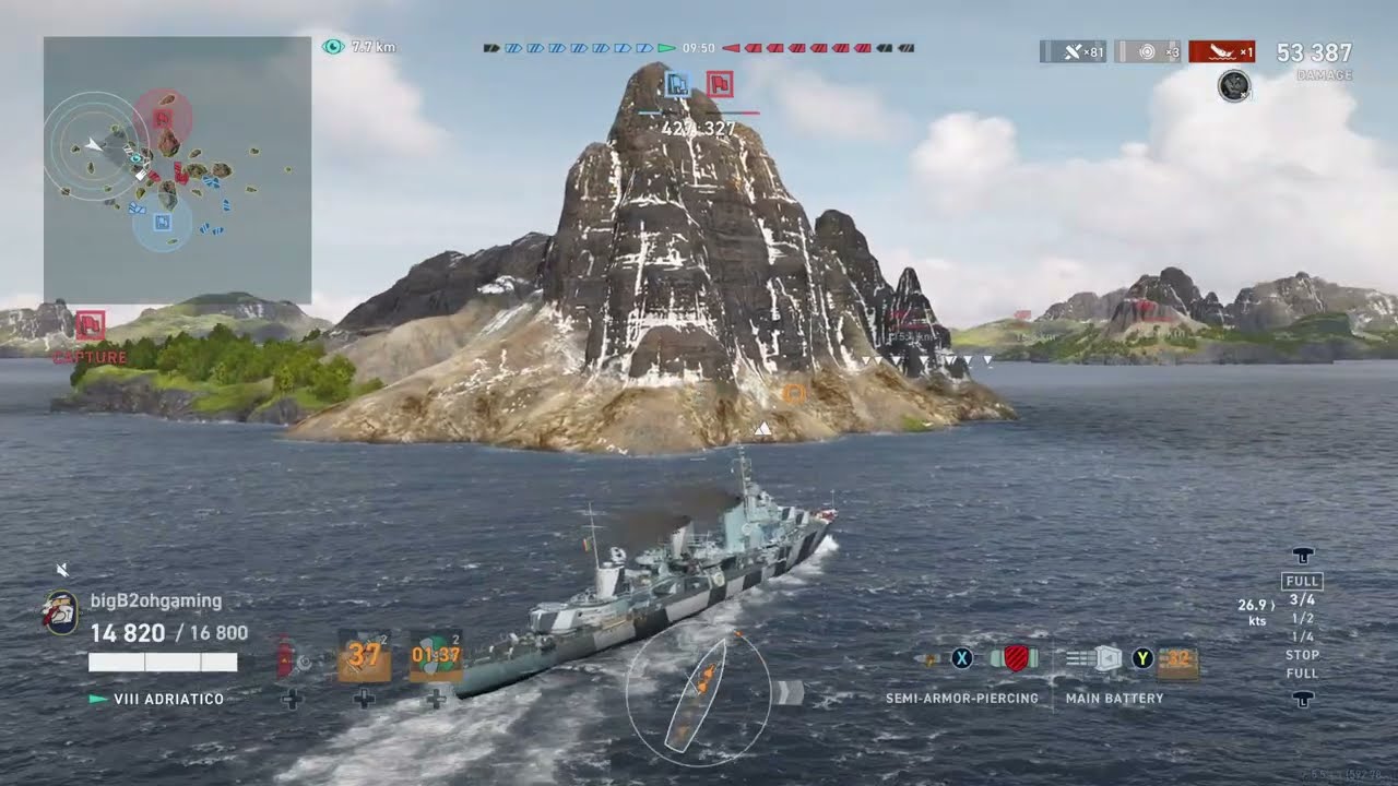 I will never do this well again in Adriatico- World of Warships Legends