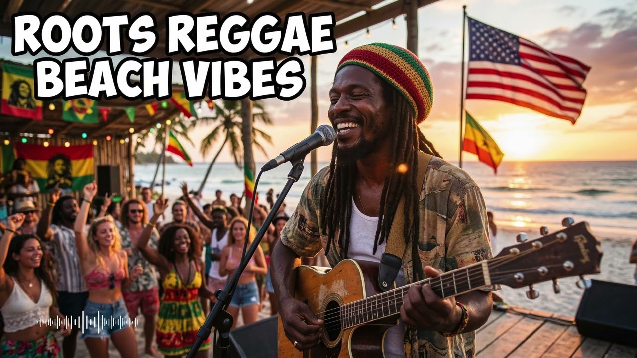 Beach Roots Reggae 🌊 Positive Vibes & Sunset Chill Mix