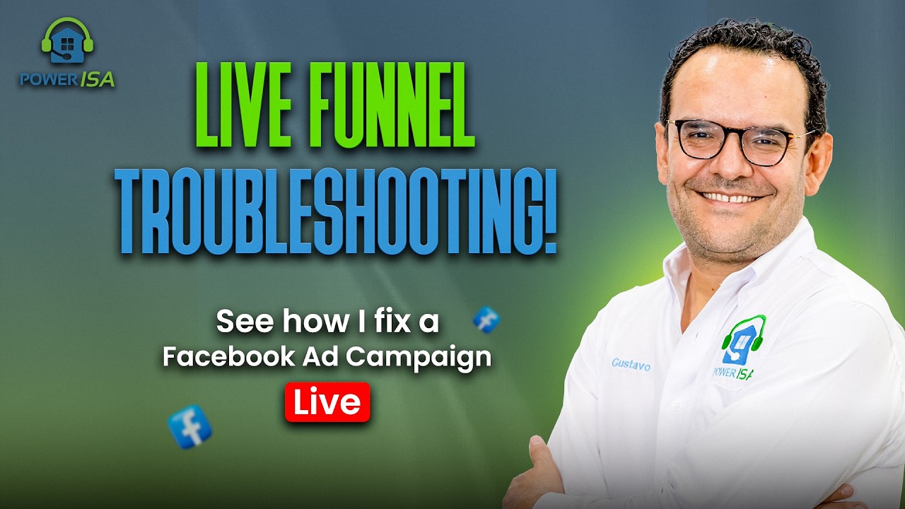 See Me Fix a Facebook Ads For Real Estate Funnel LIVE!