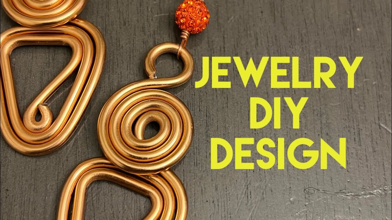 Jewelry Design tutorial earrings