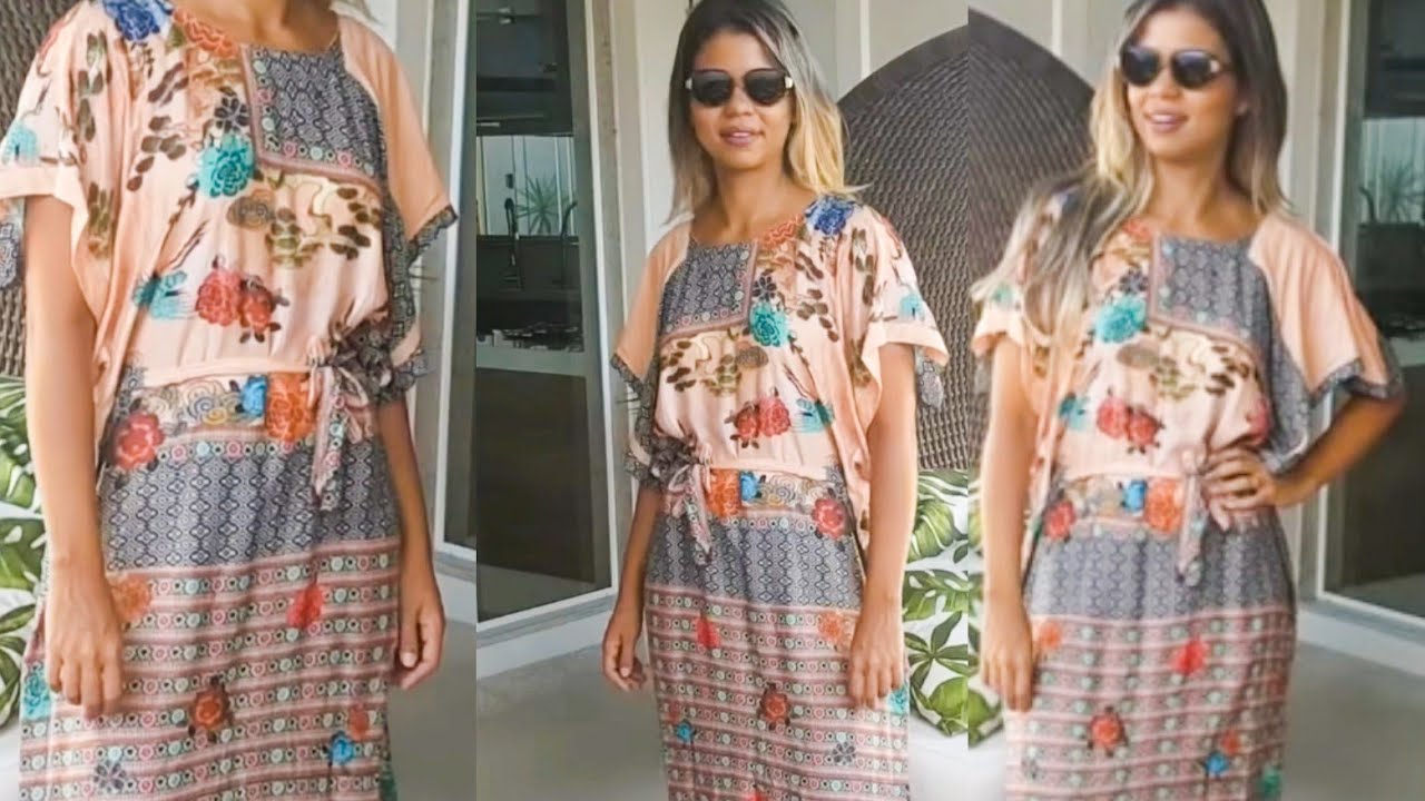 COSTURE VESTIDO EM 5 MIN MEGA FÁCIL