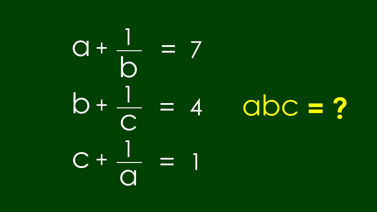 Germany | Can you solve this? | Math Olympiad