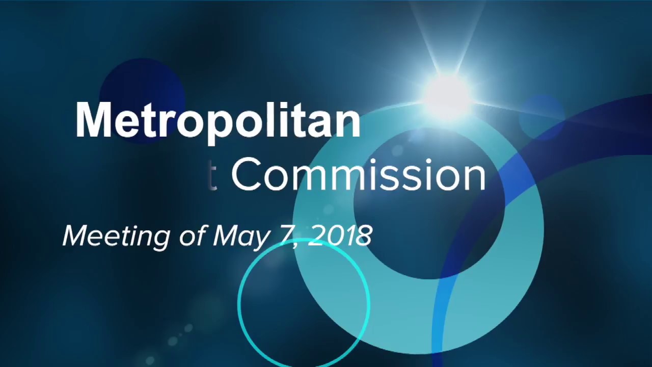 Metropolitan District Commission Meeting of May 7, 2018