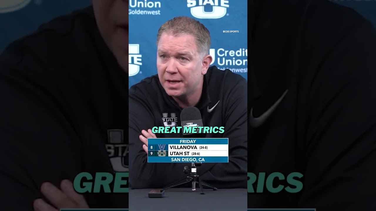 Utah State head coach Jerrod Calhoun was not thrilled with the Aggies getting the 9-seed