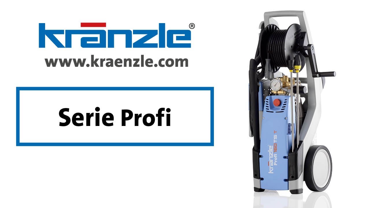 KRAENZLE Serie Profi | Hidrolimpiadoras de alta presión agua fría