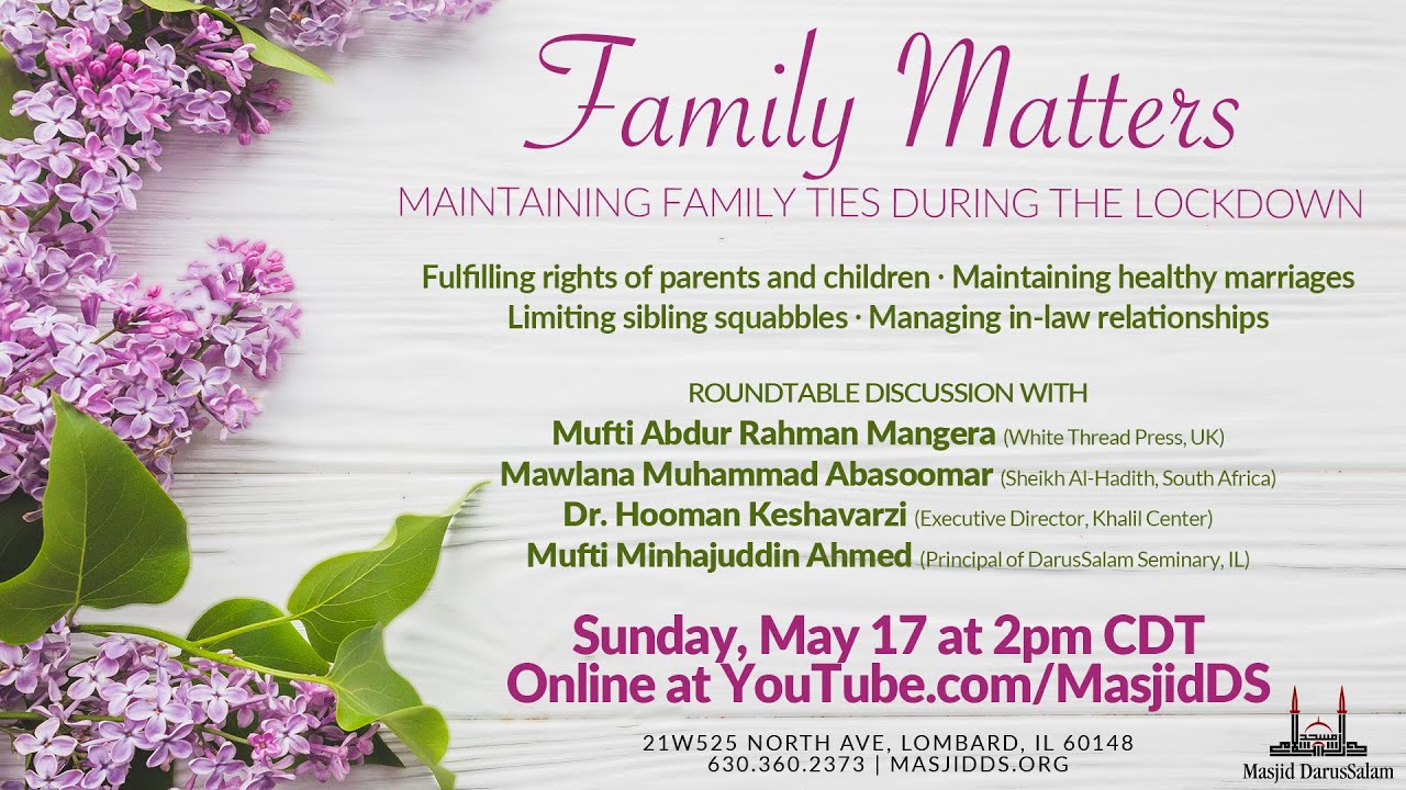 Family Matters: Maintaining Family Ties During the Lockdown