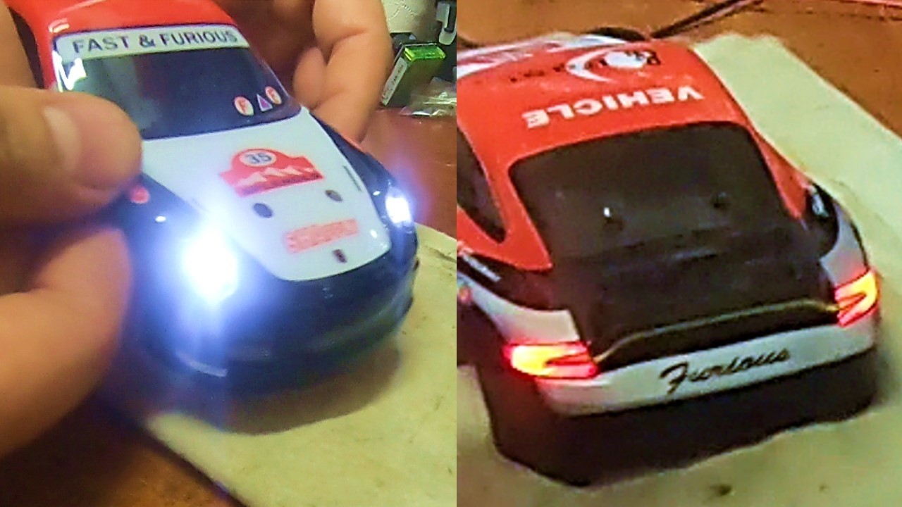 How To Create Your Own LIGHT KIT For Your RC Car - WLtoys K969 Porsche