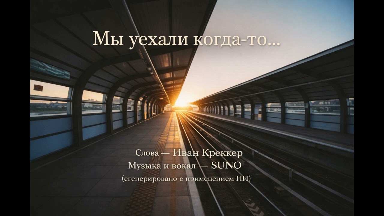 Мы уехали когда то