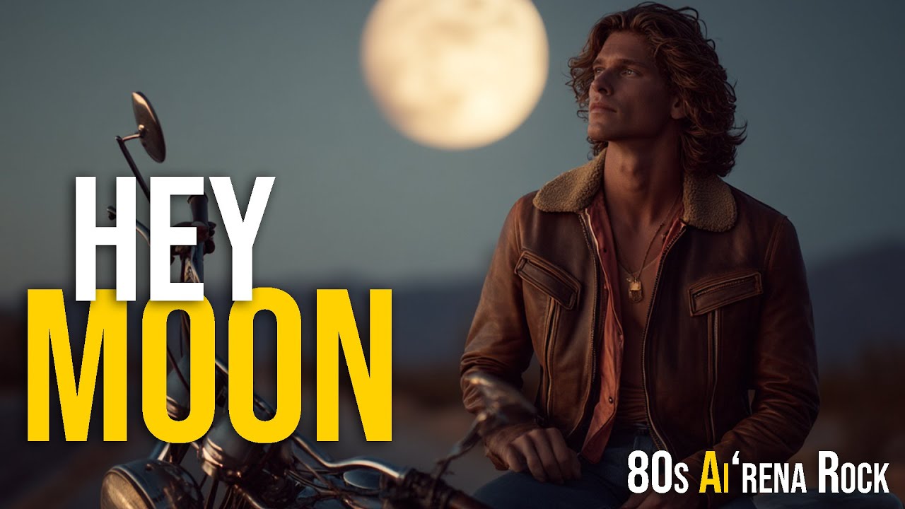 Hey Moon ★★★ Emotional 80s Arena Rock Ballad of Moonlight & Memory