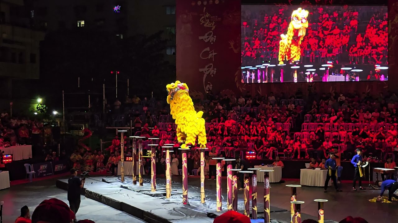 Đội Chung Huy Đường thi đấu Chung kết 1 tại giải LSR Cúp Chợ Lớn năm 2026 #lansurong #liondance