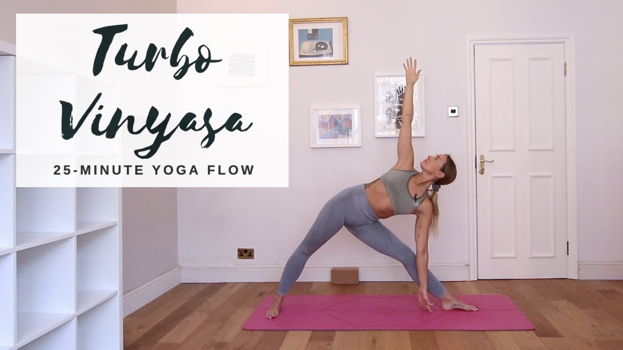 TURBO VINYASA | 25-Minute Full Vinyasa Flow | CAT MEFFAN