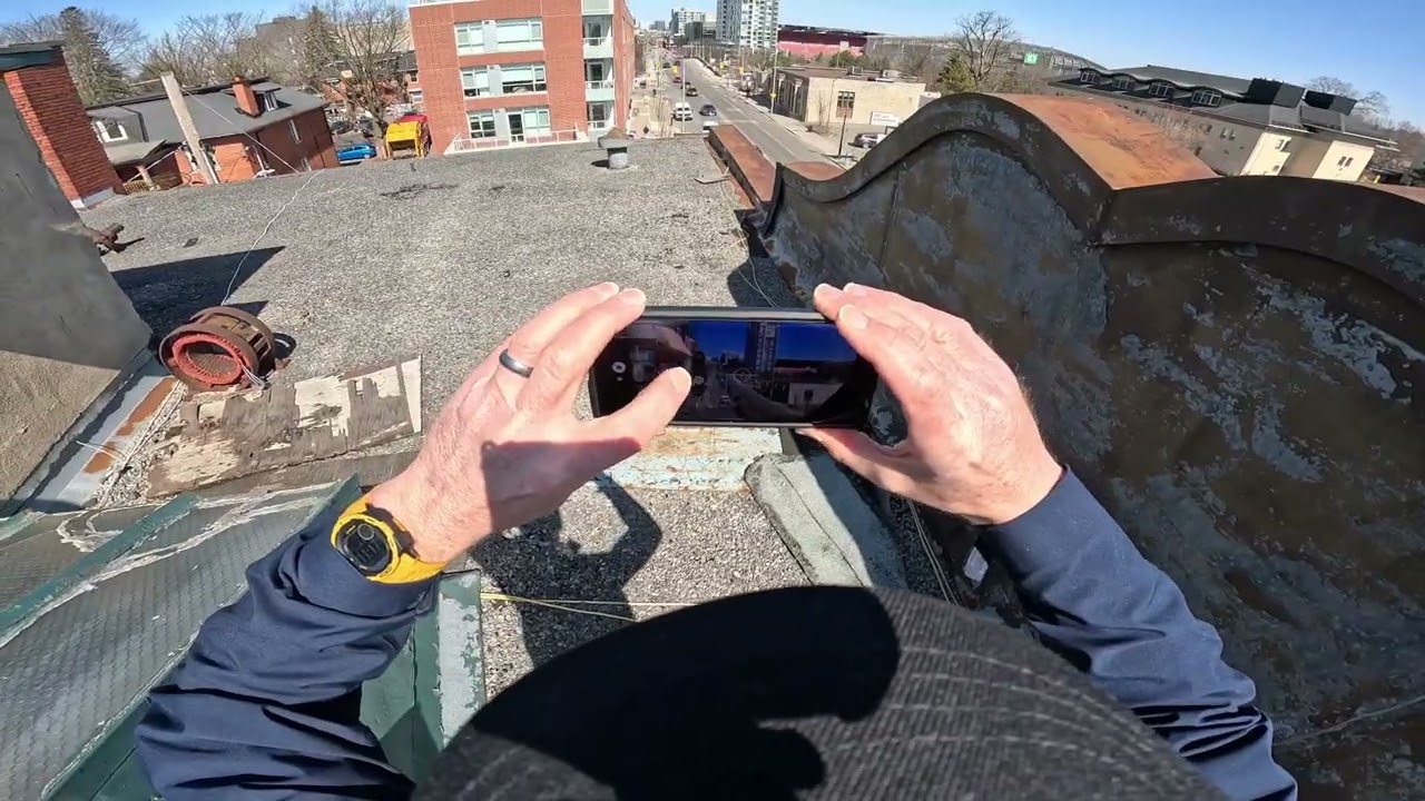 Meshcore solar repeater install in historic cinema