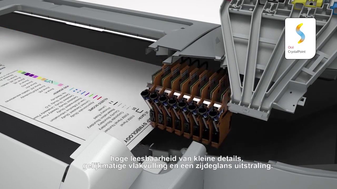 Oc&eacute; ColorWave 700 productieve grootformaat kleurenprinter