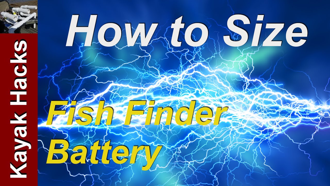 Size Fishfinder Battery for Kayak - Garmin, Lowrance, Humminbird