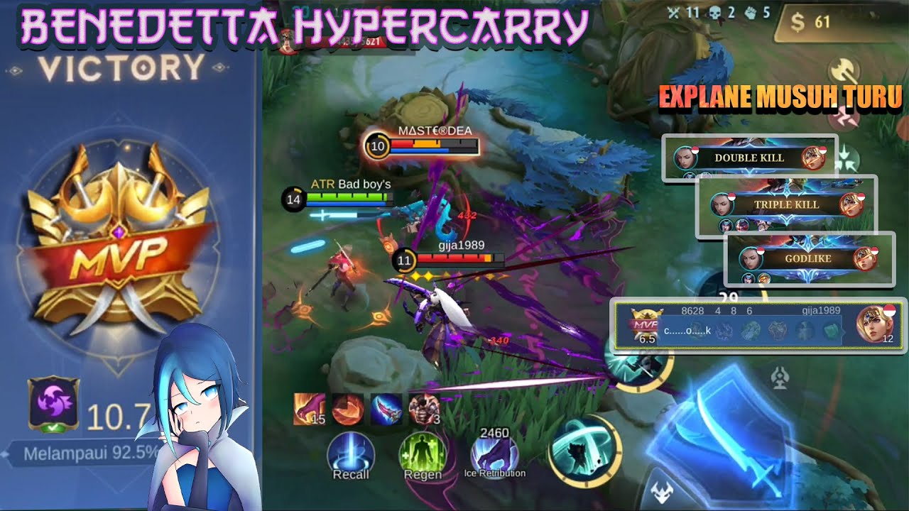 COMBO BENEDETTA HYPERCARRY | Cara Main Benedetta Hypercarry dan Combo Benedetta + Emblem