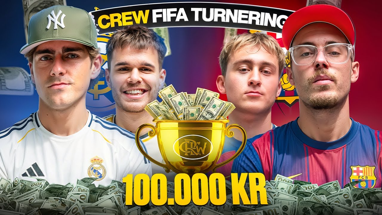 JEPPE &Oslash;LGAARD & MADSENGAMING VS DENIZ1418 & MADS OM 100.000 KR I DANMARKS ST&Oslash;RSTE 2v2 FIFA TUNERING!