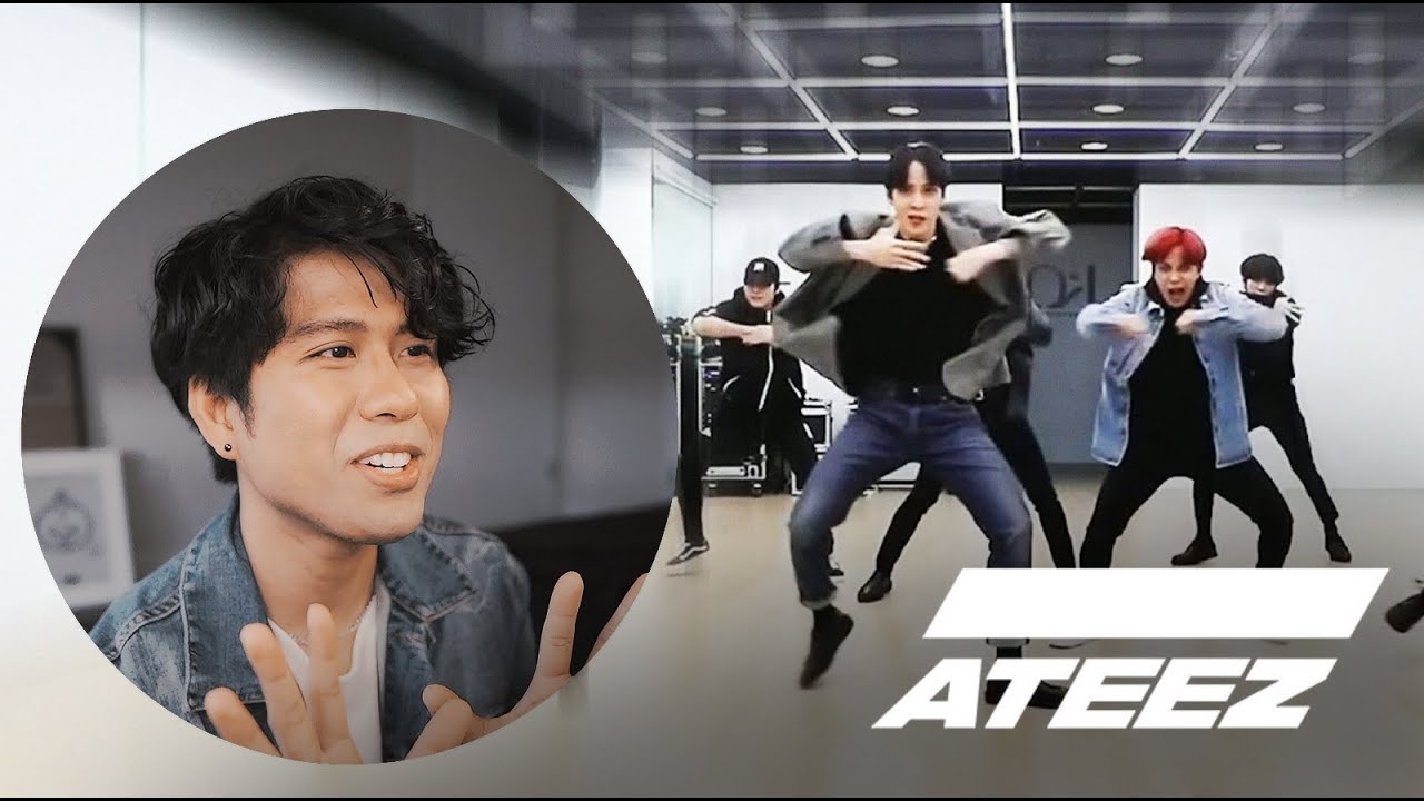 Реакция артиста на танцевальную репетицию ATEEZ «Fireworks (I'm The One)»