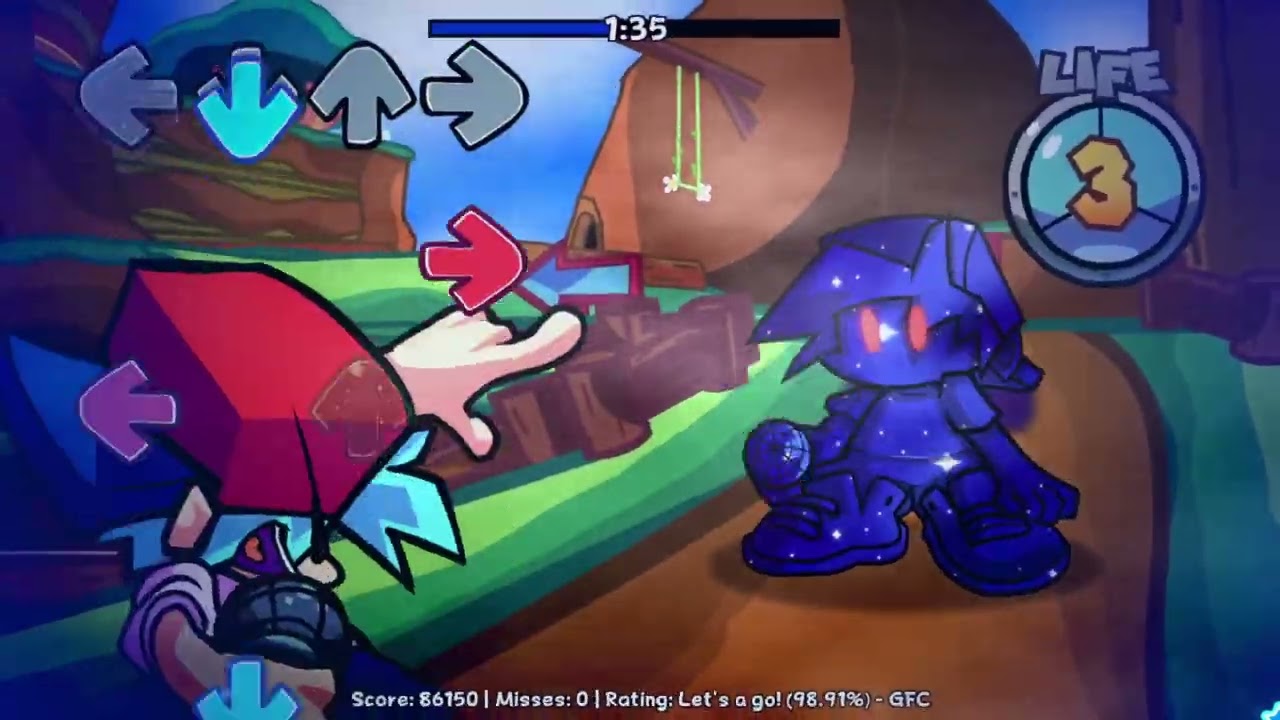 Super Funkin' Galaxy - Cosmic Battle V2 Gameplay Teaser