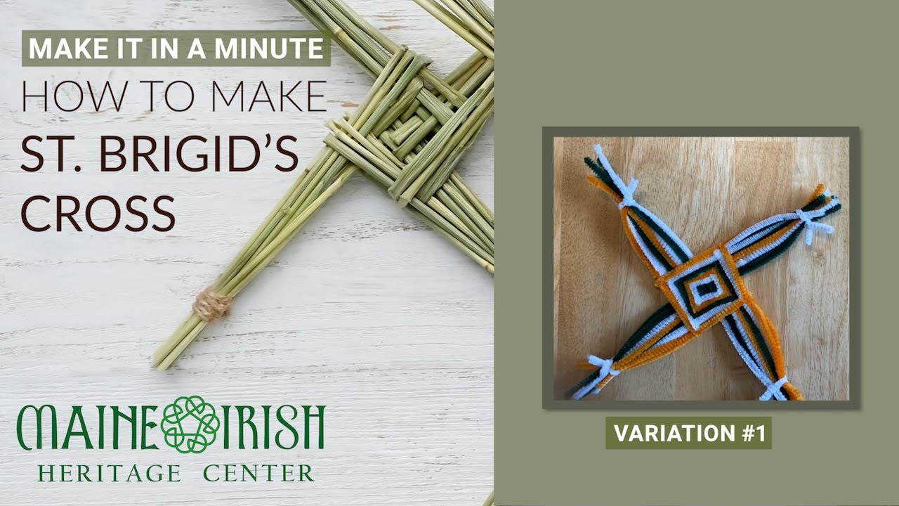 St. Brigid's Cross - Make it in a Minute (Variation #1)