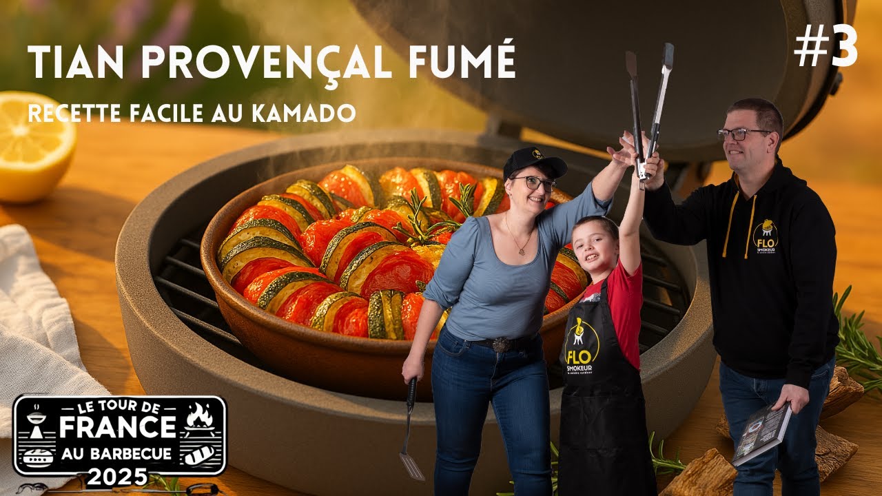 Comment cuire un tian de légumes au barbecue ? (recette facile au kamado – cuisson indirecte)