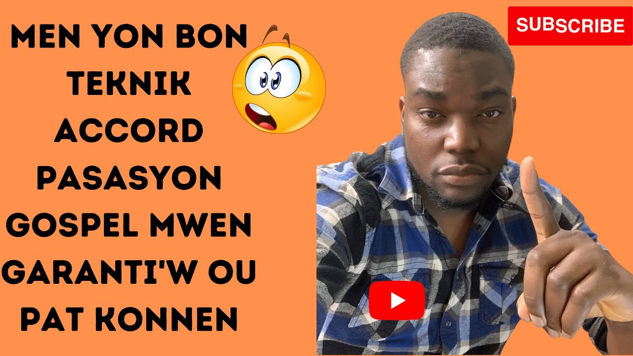 Men yon fason pou'w jwen accord pasasyon gospel.