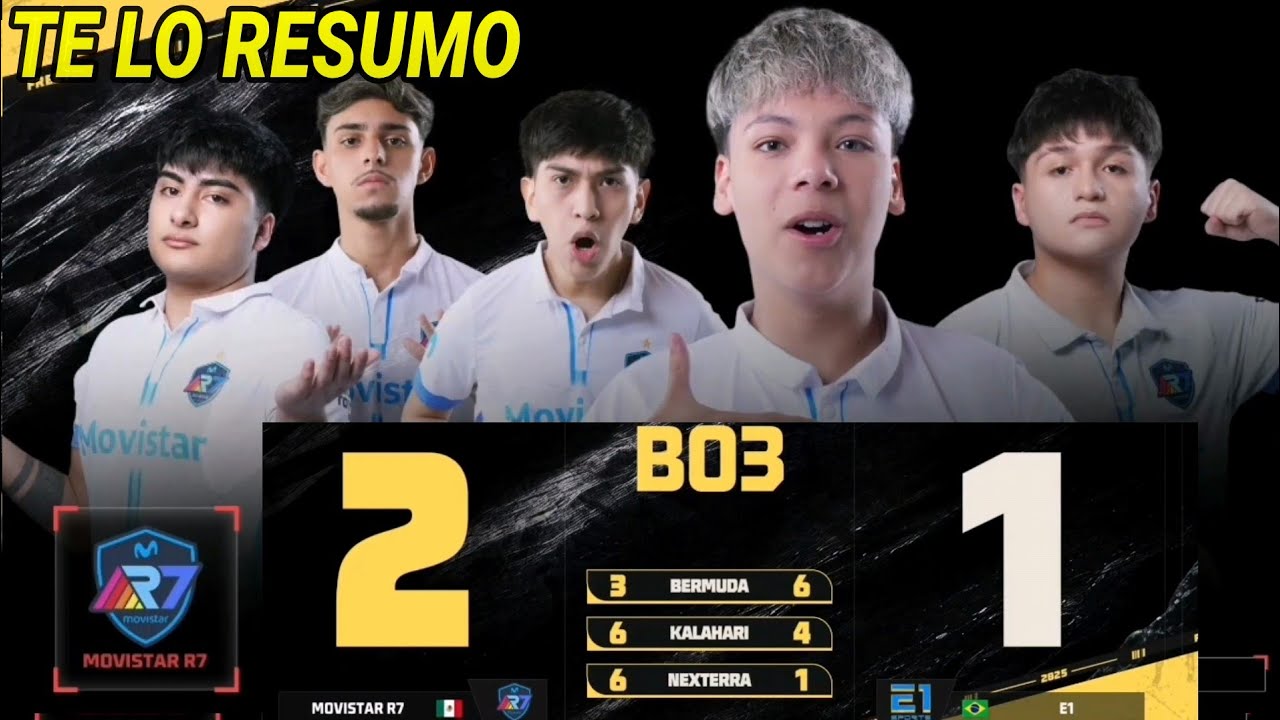 &iexcl;EPIC REMONTADA! &iexcl;R7 Movistar APLASTA a E1! &iexcl;LATAM vs BRASIL! *Picante* 4vs4 Global Finals 2025