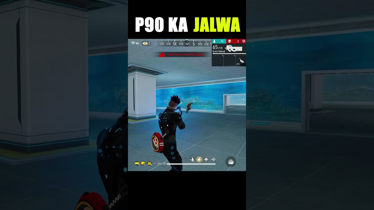 Only P90 Challenge in Free Fire #shorts