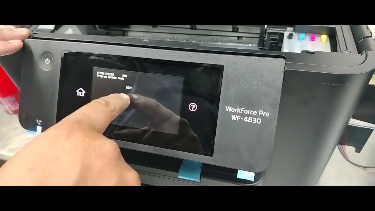 Proceso para poner en modo servicio en la Epson WF-4830