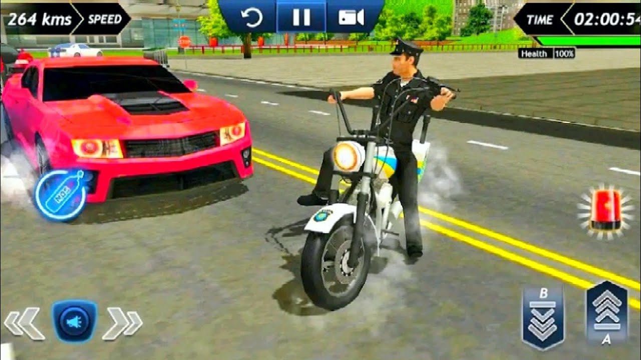 POLICE BIKE RACING FREE GAMES 3D - Android GamePlay | Bike Games To Play | MotorCycle Race Game