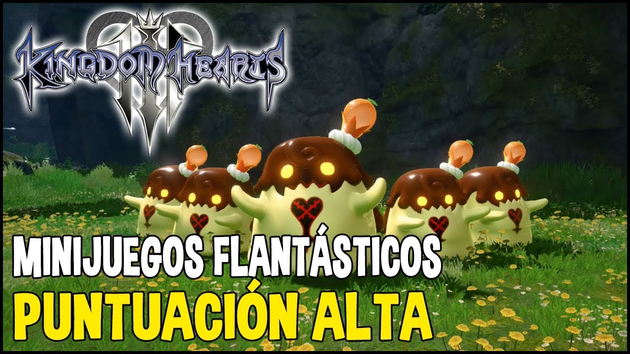 Kingdom Hearts 3 - Todos los MINIJUEGOS FLANTÁSTICOS con ALTA PUNTACIÓN (Orichalcum+)