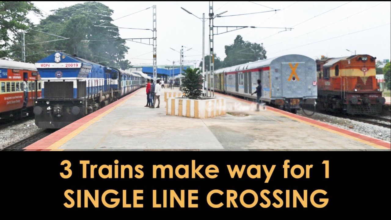 3 Trains give WAY to 1: Indian Railways Troll