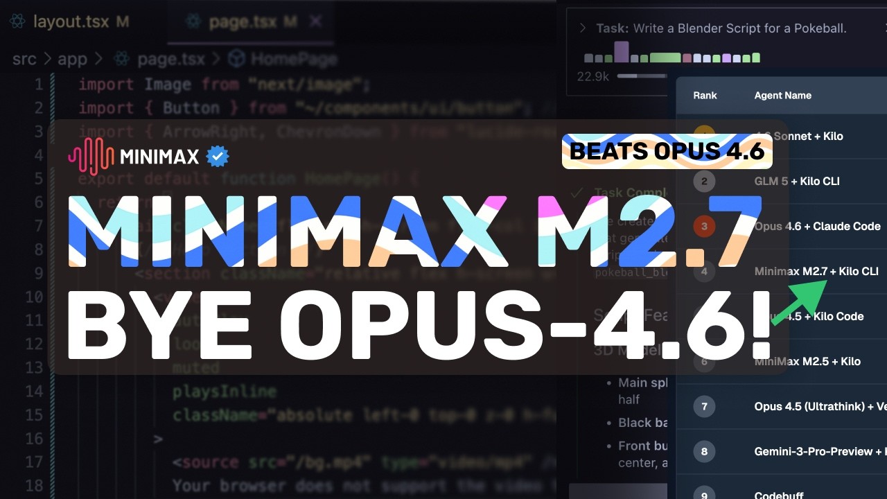 Minimax M2.7 (полностью протестировано): Я протестировал новую модель Minimax, и она просто уничт...