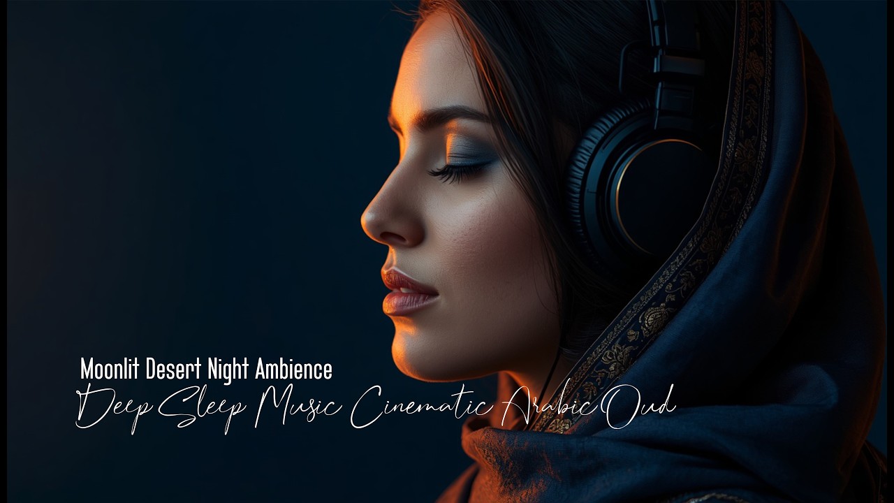 Moonlit Desert Night Ambience | Deep Sleep Music & Cinematic Arabic Oud