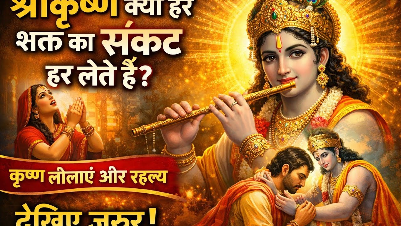 श्रीकृष्ण क्यों हर भक्त का संकट हर लेते हैं? | Krishna Leela | Bhakti Marg