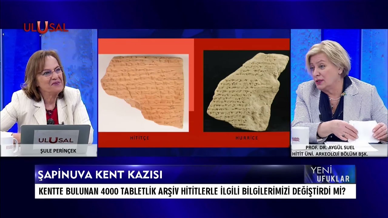 Şapinuva Kenti kazısının T&uuml;rk k&uuml;lt&uuml;r&uuml;ne katkıları-Yeni Ufuklar-17.4.2022-Şule Perin&ccedil;ek-Ayg&uuml;l Suel