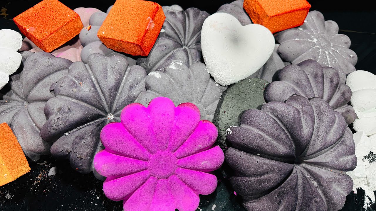 CC Dusty Dyed Chalk ASMR Crush | Oddly Satisfying ASMR